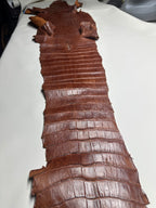 Croc Brown Leather