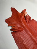Croc Red Brick Leather