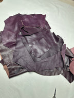 Lambskin Purple Leather
