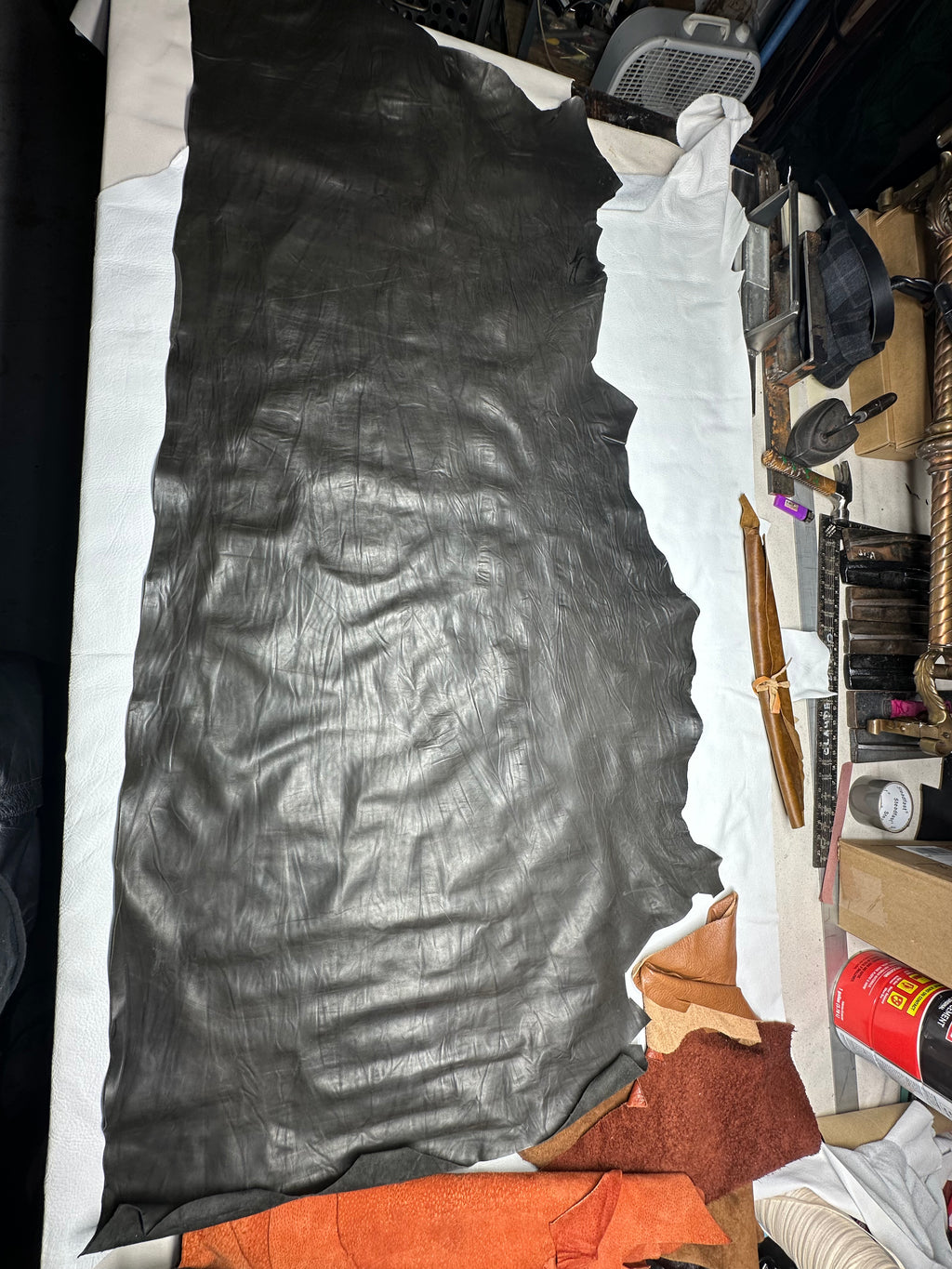 Lambskin Black Leather