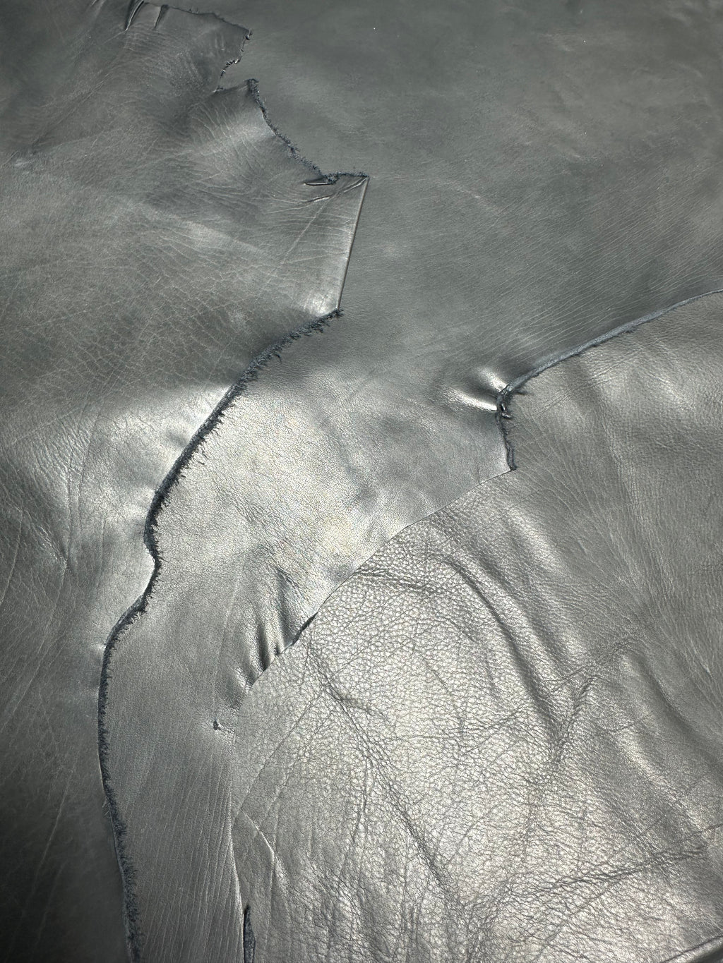 Cowhide Silver Leather