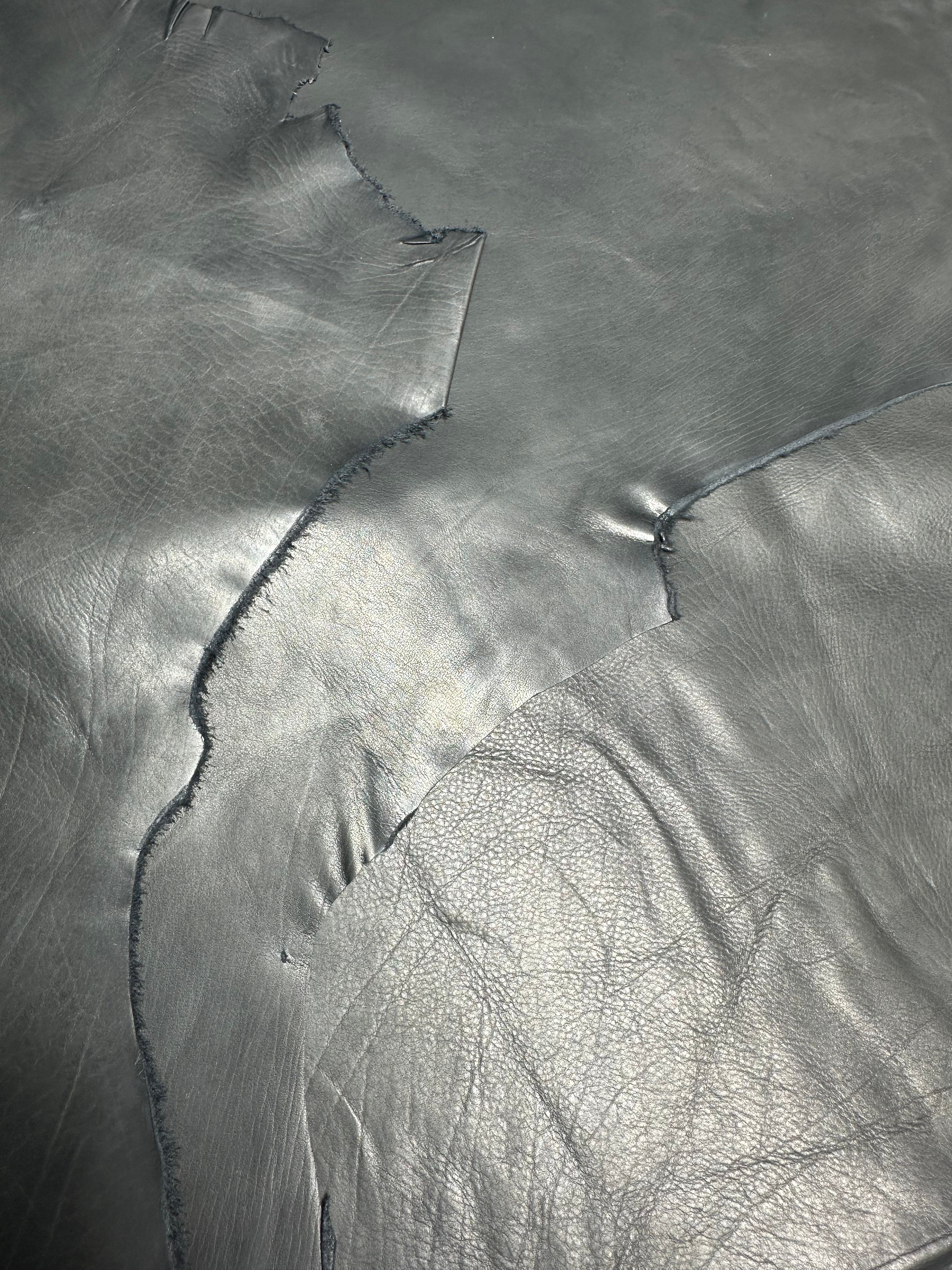 Cowhide Silver Leather