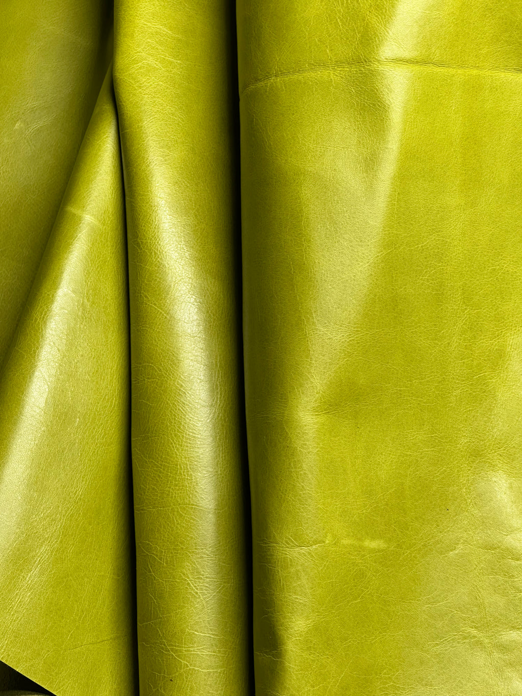 Cowhide Green Apple Leather