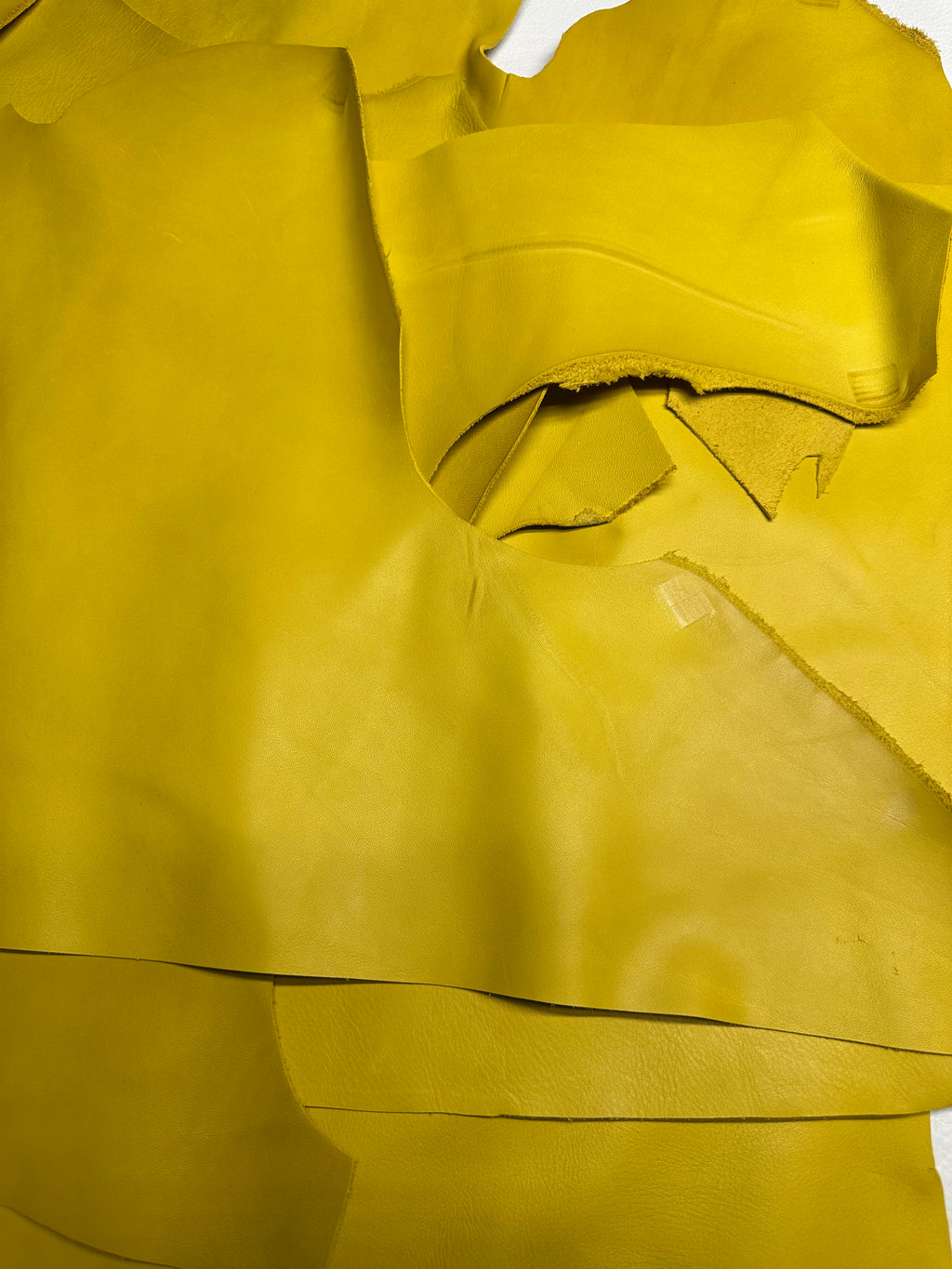 Lambskin Yellow Leather