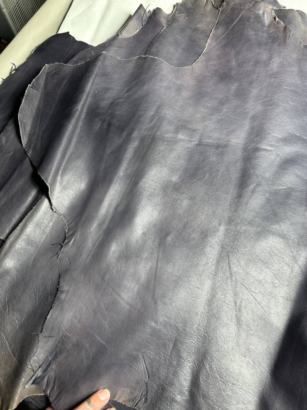 Lambskin Black Vintage Leather