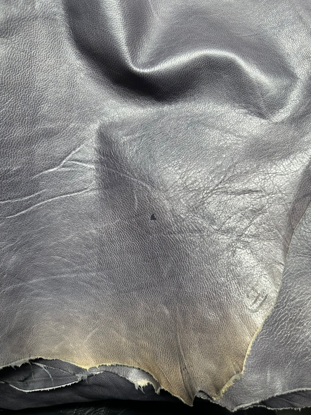 Lambskin Black Vintage Leather