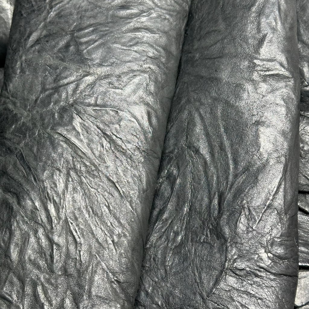 Lambskin Black Rough Leather