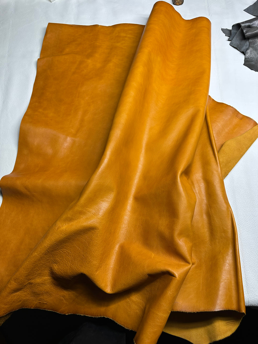 Cowhide Yellow Leather