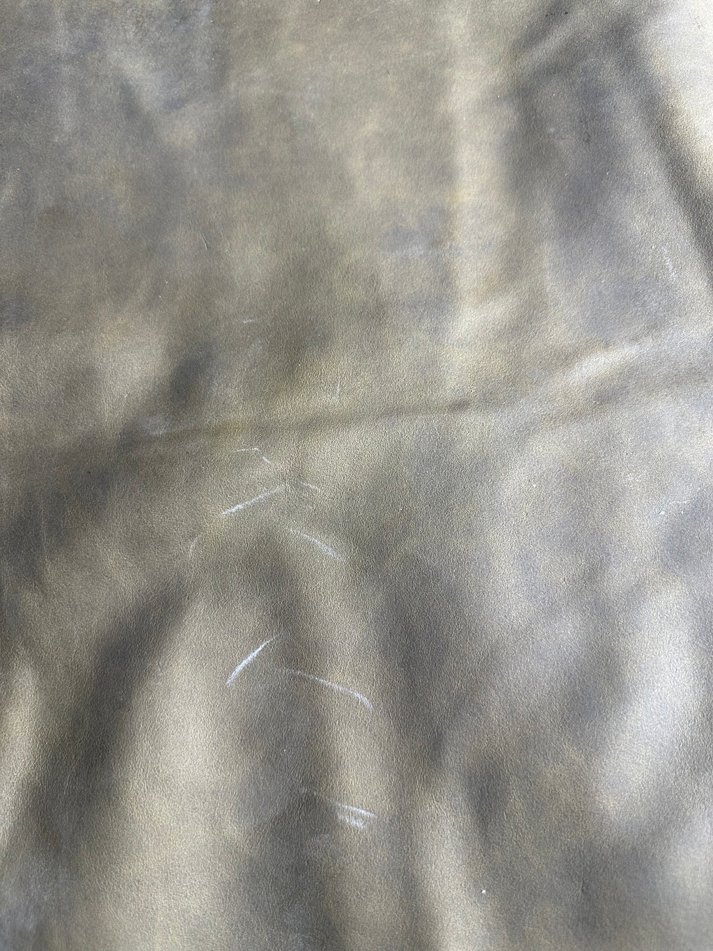 Lambskin with suede green Leather