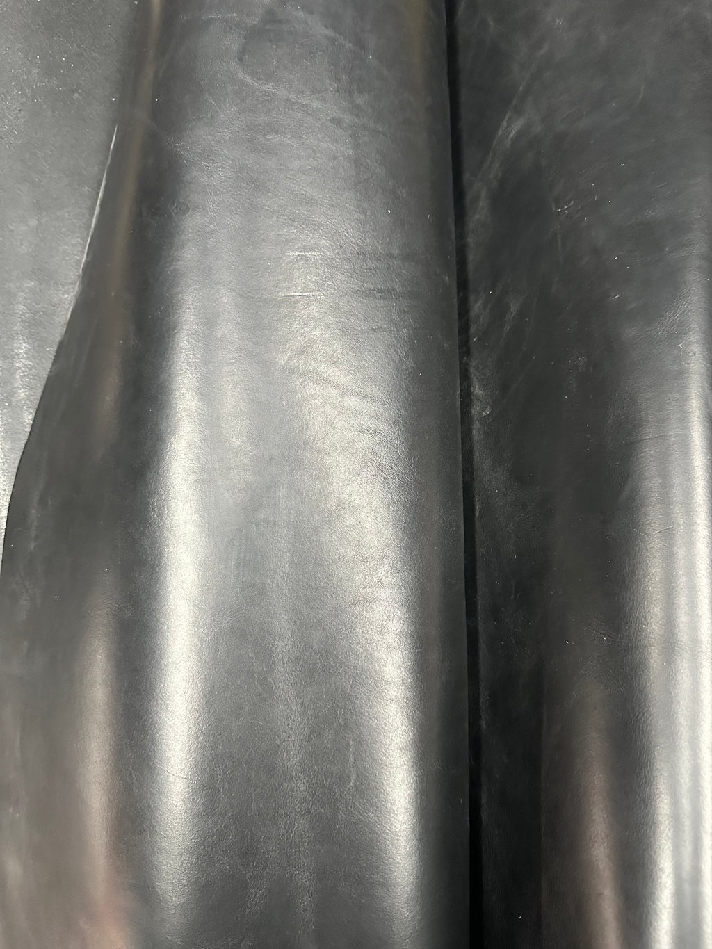 Cowhide Black Leather