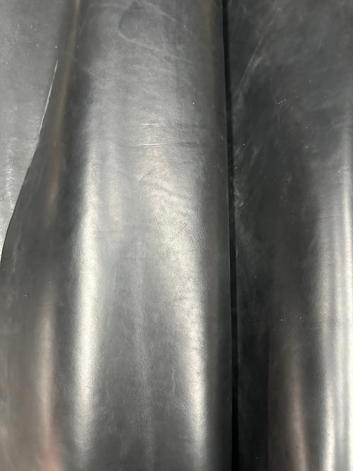 Cowhide Black Leather