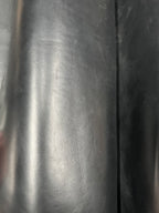 Cowhide Black Leather