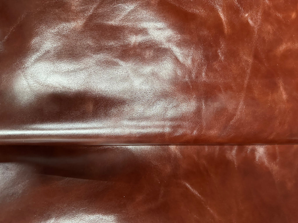 Cowhide Red Leather