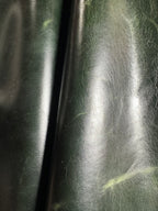 Cowhide Dark Green Leather