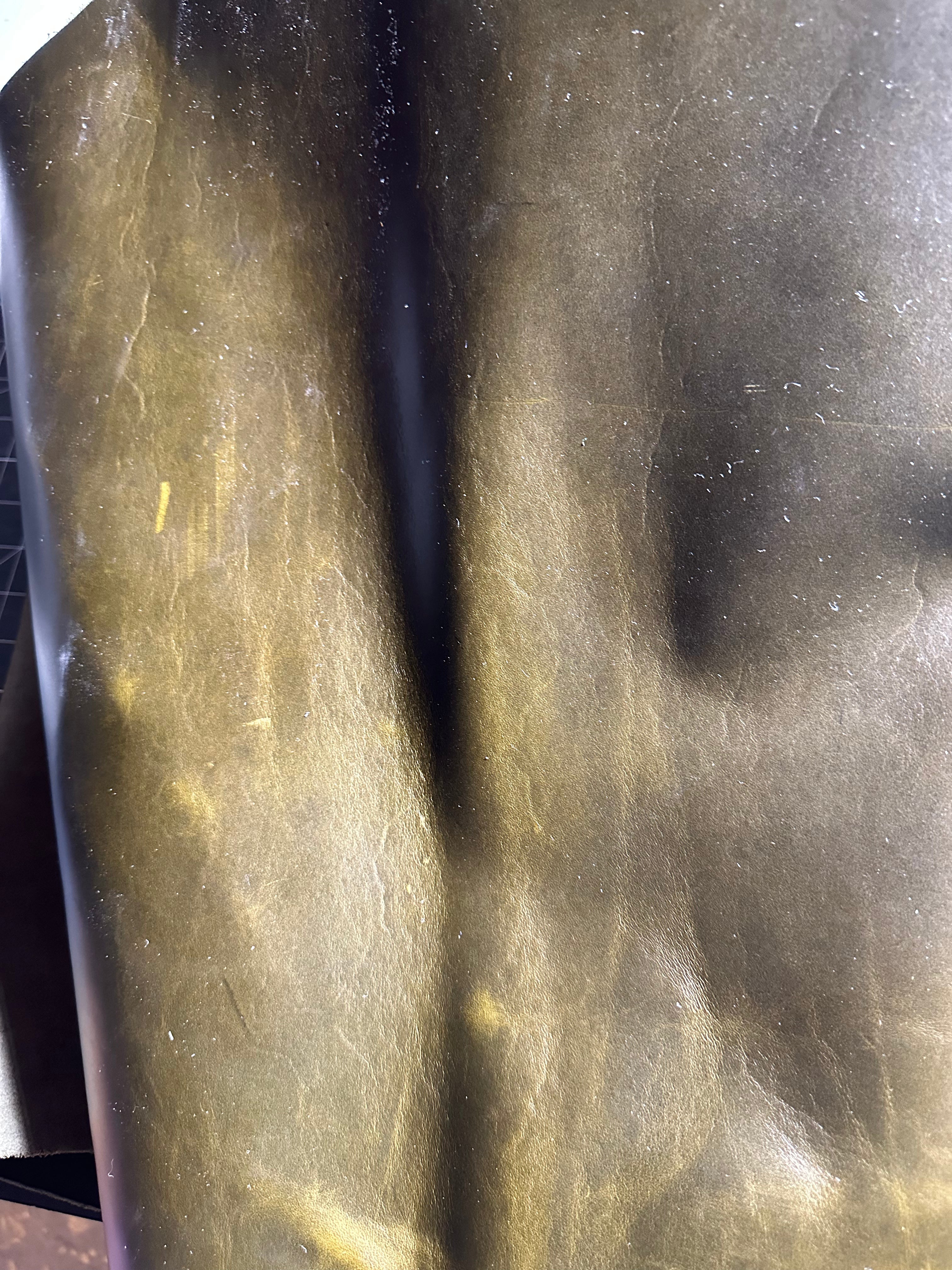 Dark Olive Leather