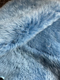 Blue Fur Fabric