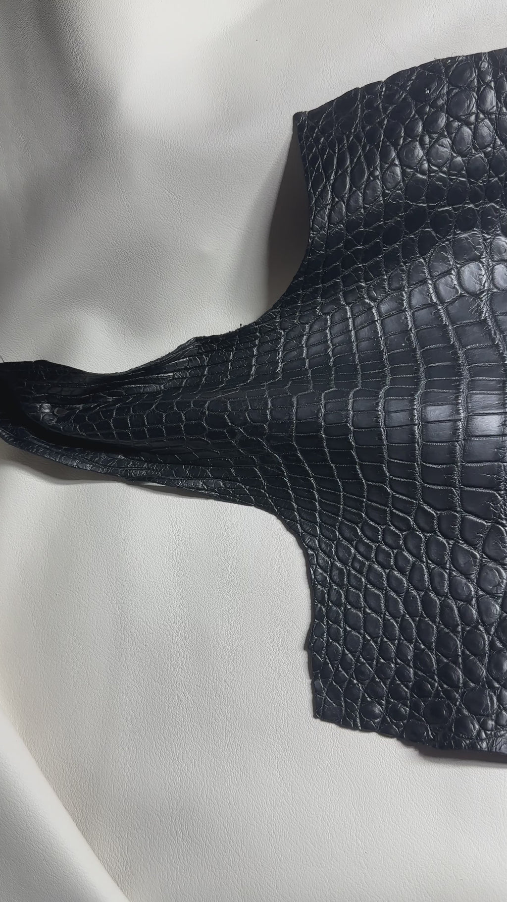 Croc Black Leather