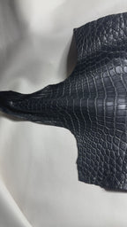 Croc Black Leather