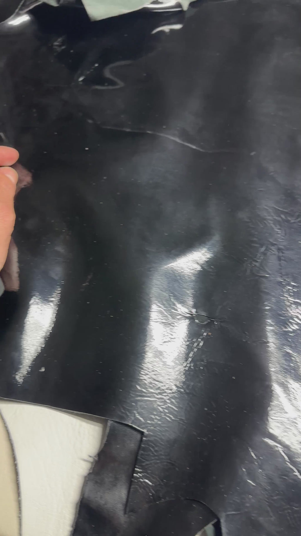 Lambskin Black Leather