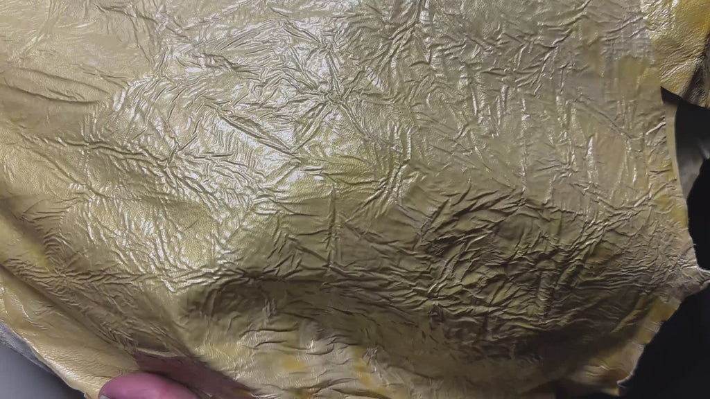Lambskin Old Yellow Leather