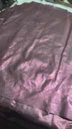 Cowhide Pink Metallic Leather